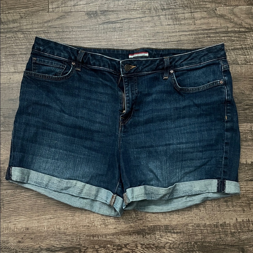 Tommy Hilfiger Dark Blue Jean Shorts